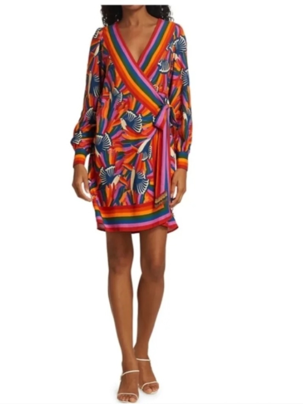 FARM Rio Rainbow Toucan Dress